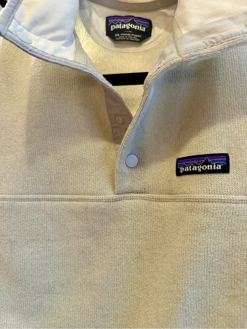 Patagonia Women's Cream Snap-Front Pullover